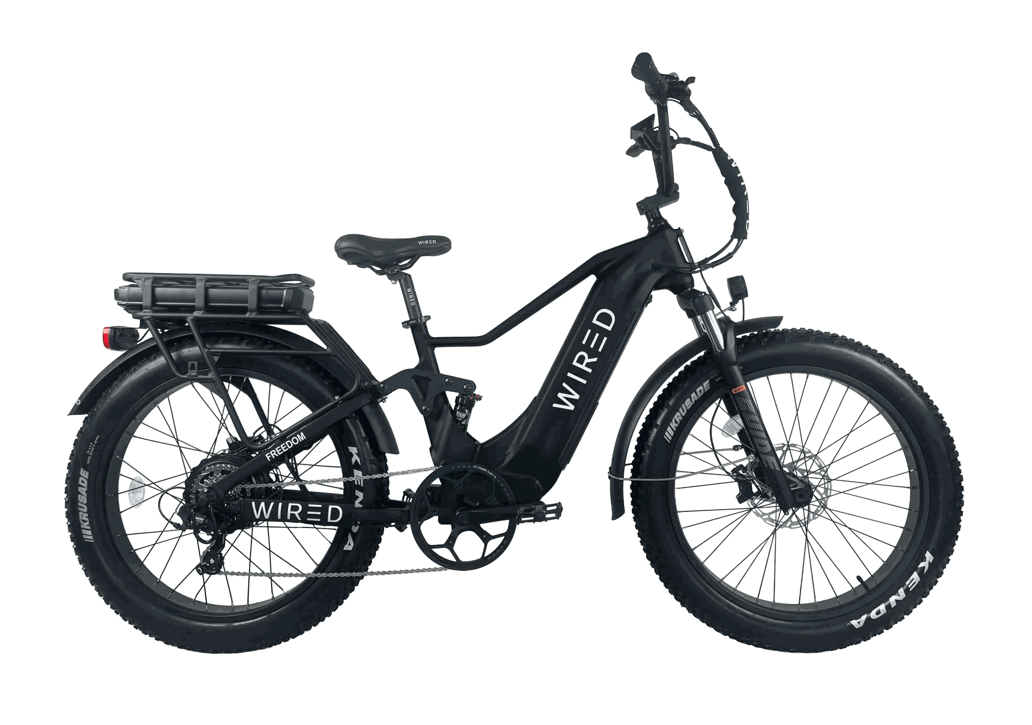 WIRED Freedom Long-Range Full-Suspension E-Bike