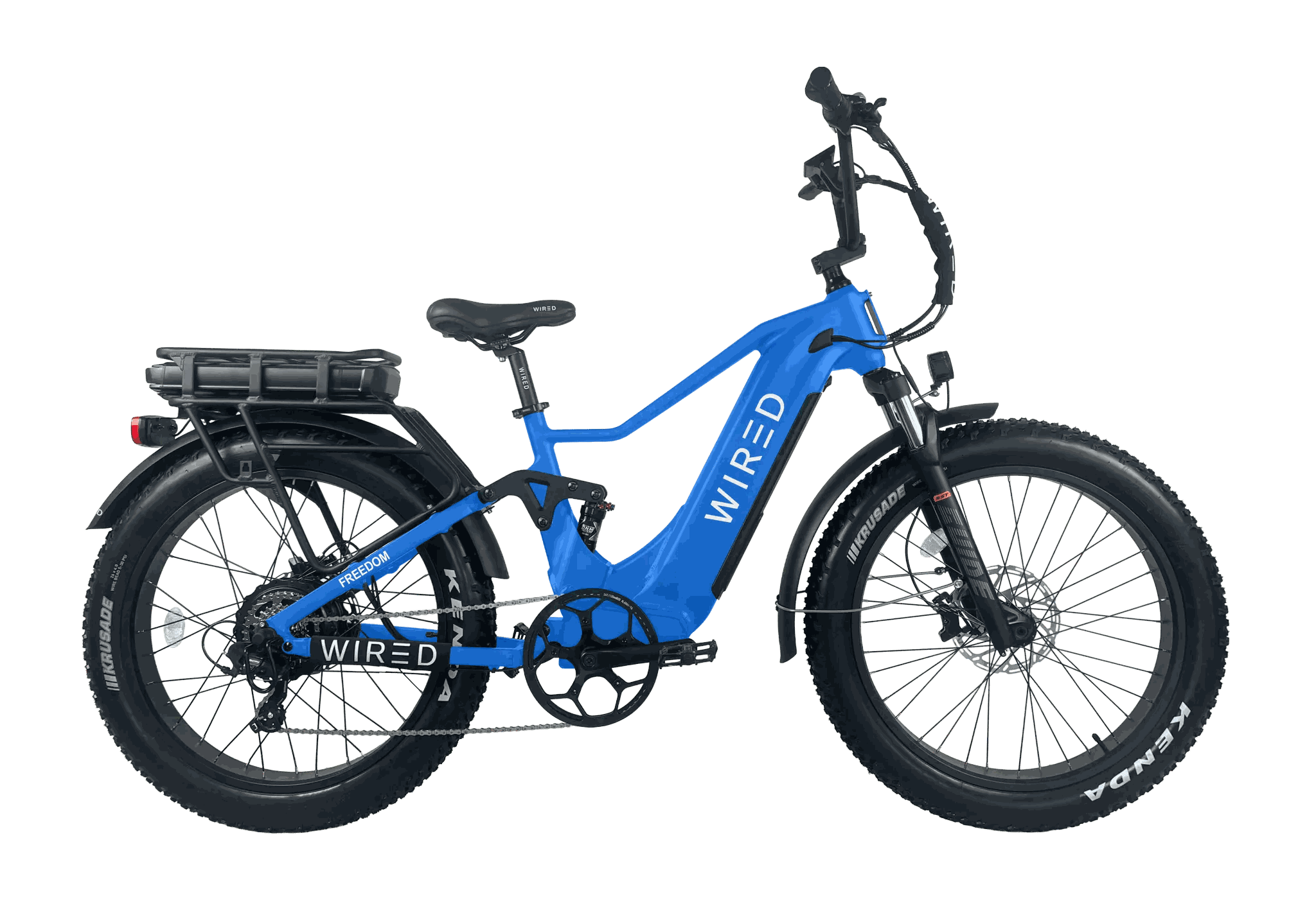 WIRED Freedom Long-Range Full-Suspension E-Bike