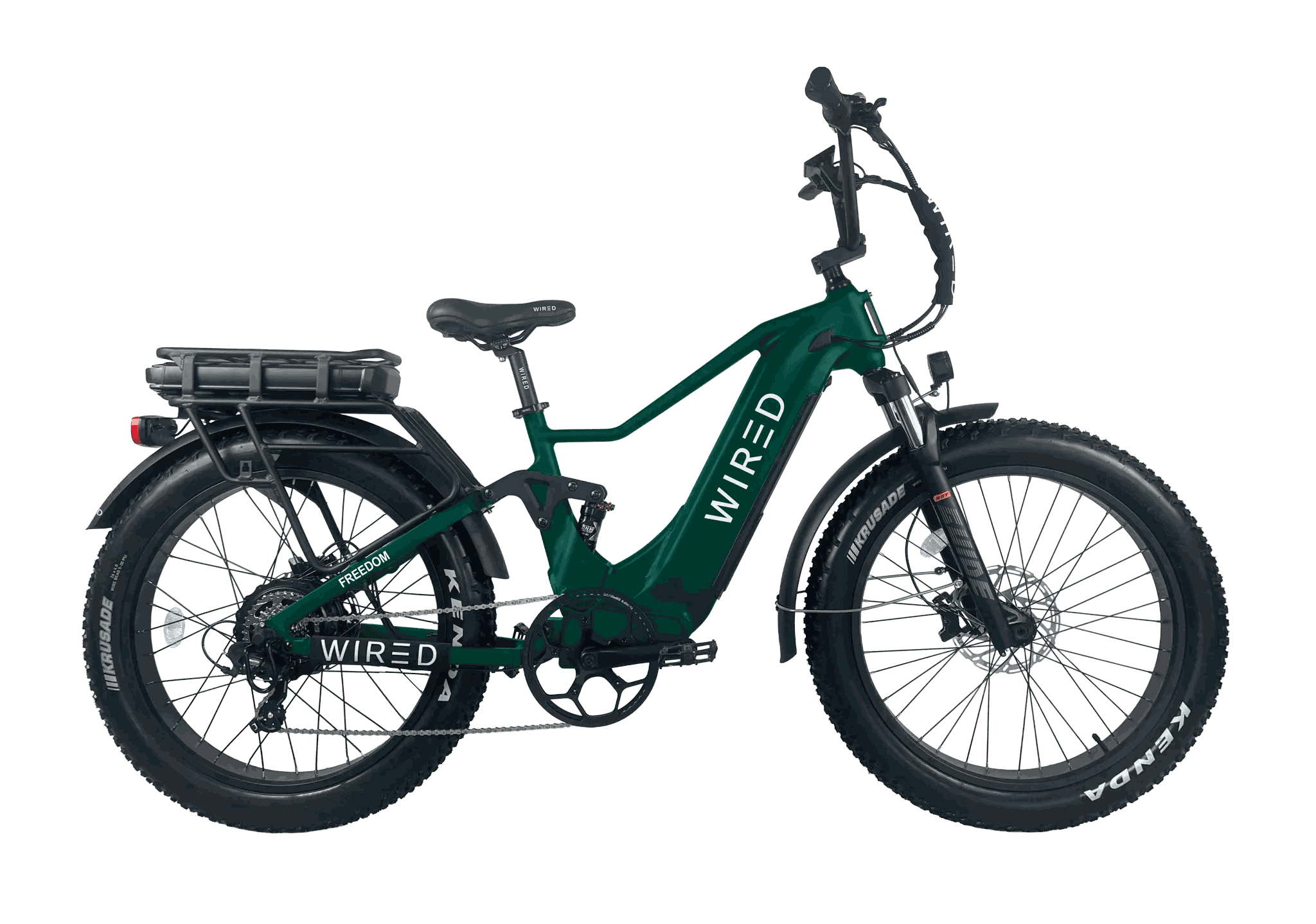 WIRED Freedom Long-Range Full-Suspension E-Bike
