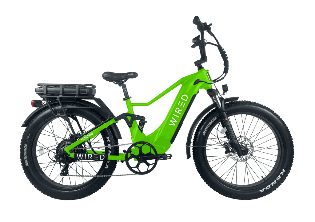 WIRED Freedom Long-Range Full-Suspension E-Bike