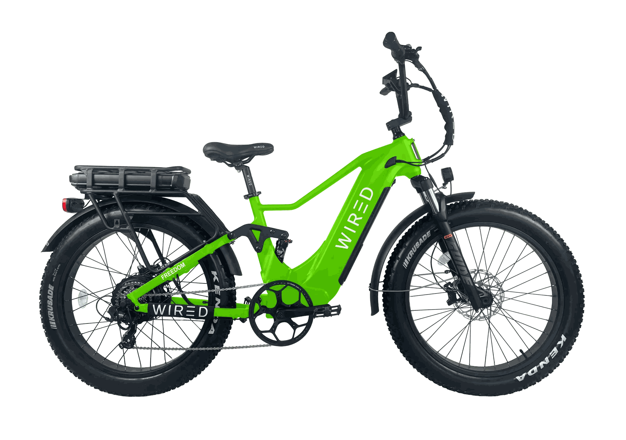 WIRED Freedom Long-Range Full-Suspension E-Bike