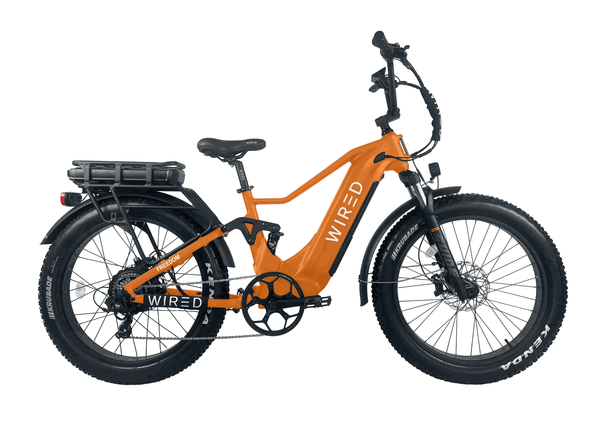 WIRED Freedom Long-Range Full-Suspension E-Bike