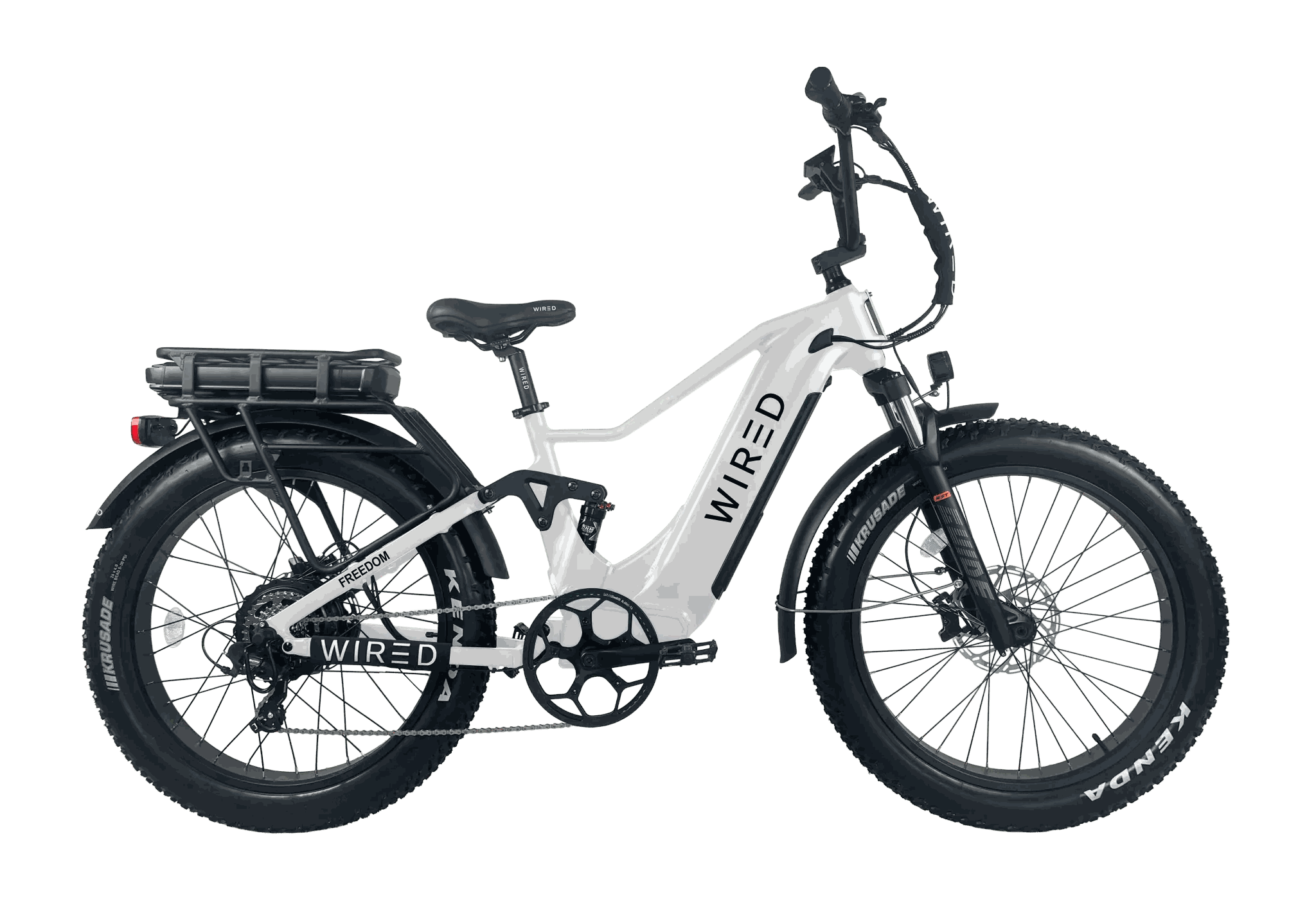 WIRED Freedom Long-Range Full-Suspension E-Bike
