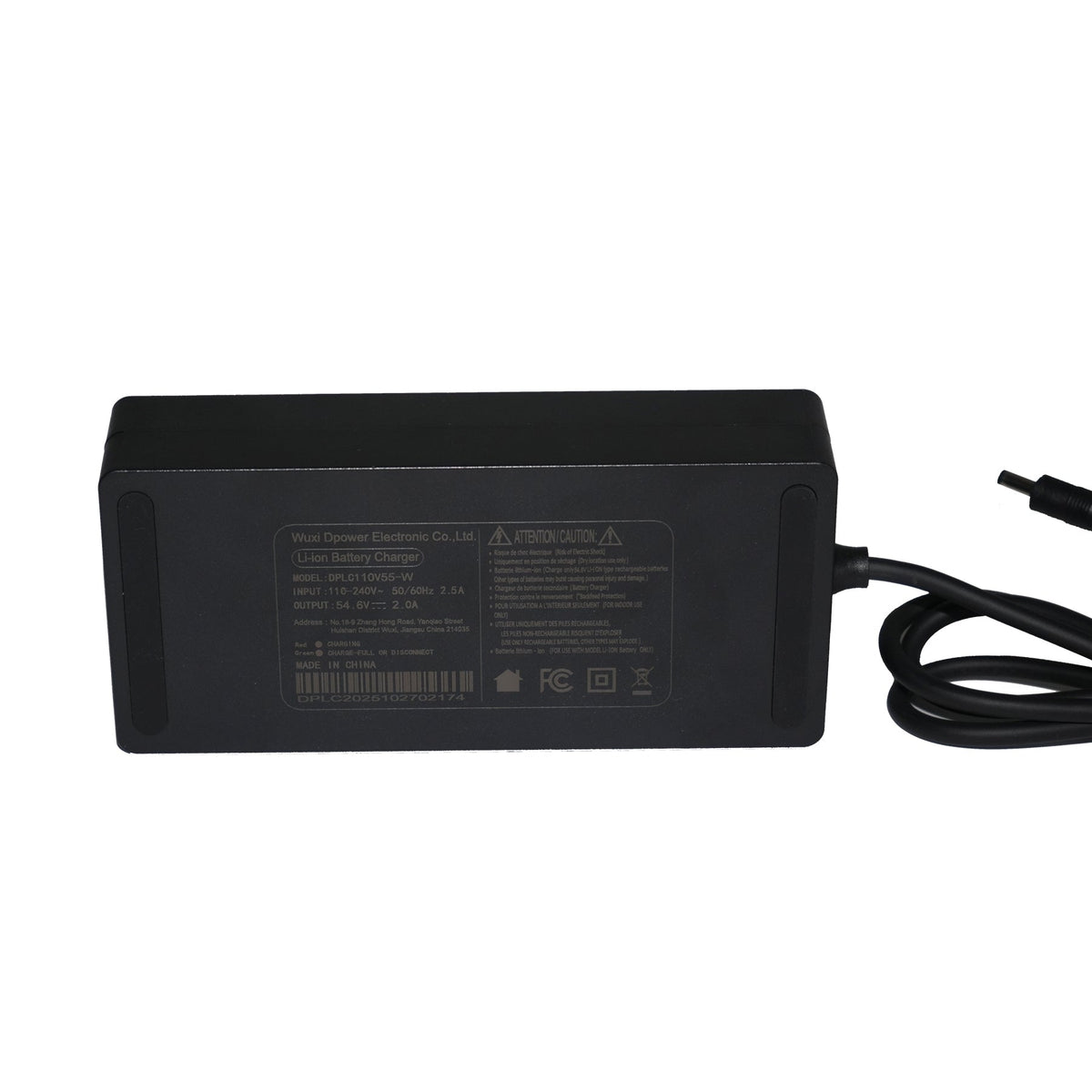 EUNORAU 48V2A 2.0 US/CA Ebike Charger - Ridoza