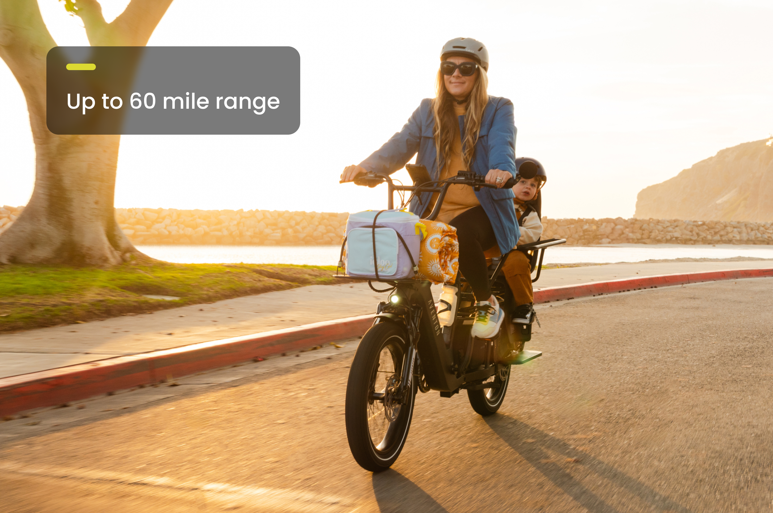 Aventon Abound LR Longtail Cargo E-Bike