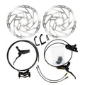 TEKTRO 4 Pistons Hydraulic Brake Set with 203MM Disc Brake Rotor - Ridoza
