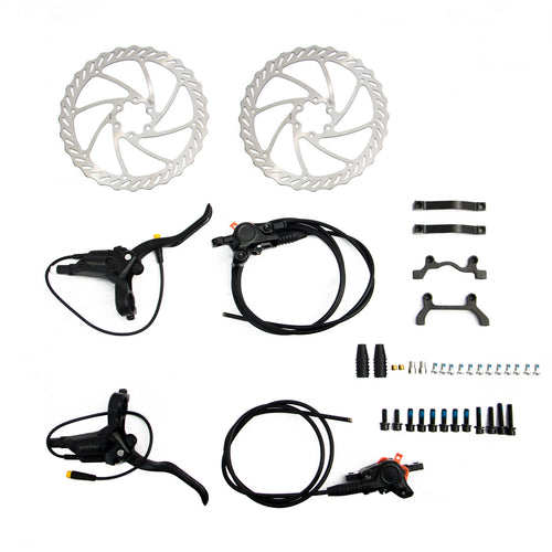EUNORAU 2-Piston 2.0 Hydraulic Brake Set with 180MM Disc Rotors - Ridoza