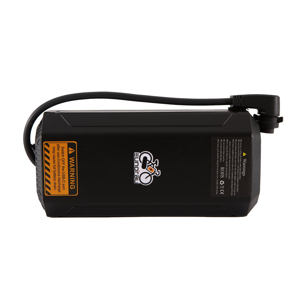 EUNORAU 48V5AH Secondary Ebike Battery with Type-C Port - Ridoza