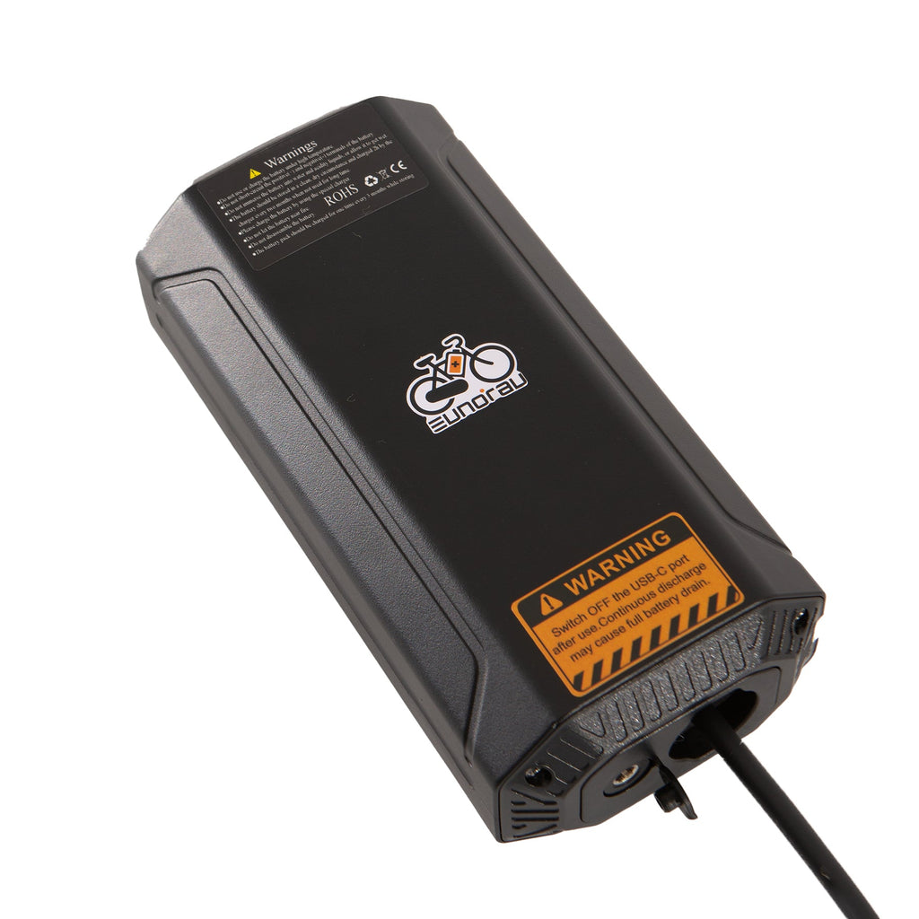 EUNORAU 48V5AH Secondary Ebike Battery with Type-C Port - Ridoza