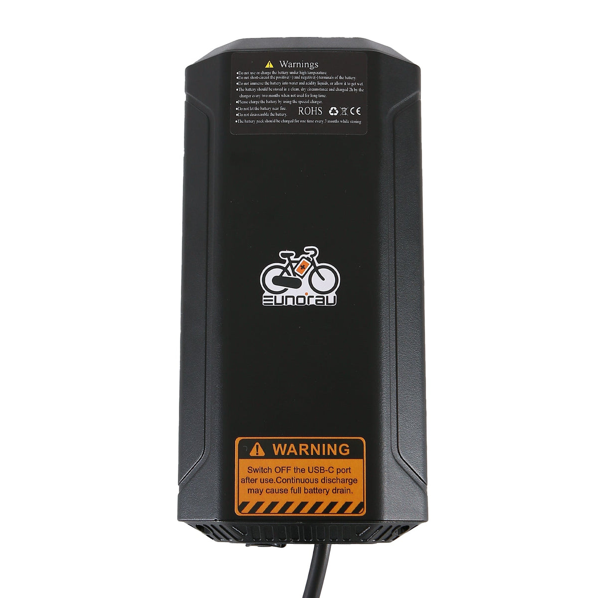 EUNORAU 48V5AH Secondary Ebike Battery with Type-C Port - Ridoza