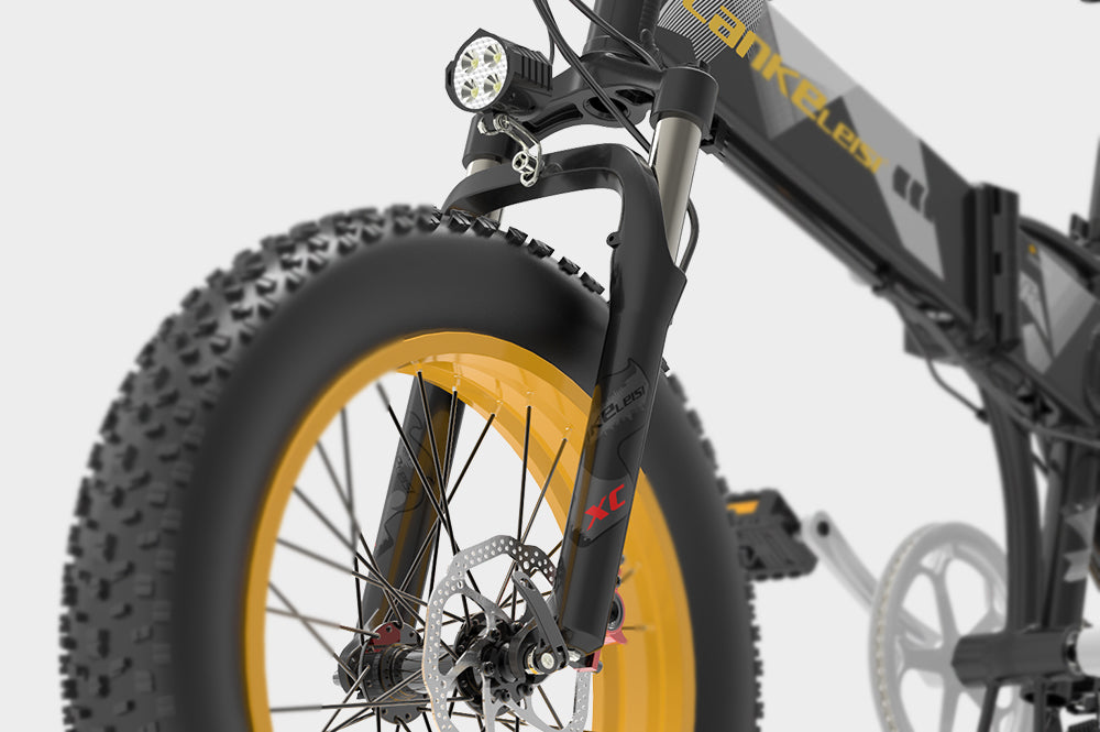 Front Fork Shock Absorber For LANKELEISI Electric Bike - Ridoza