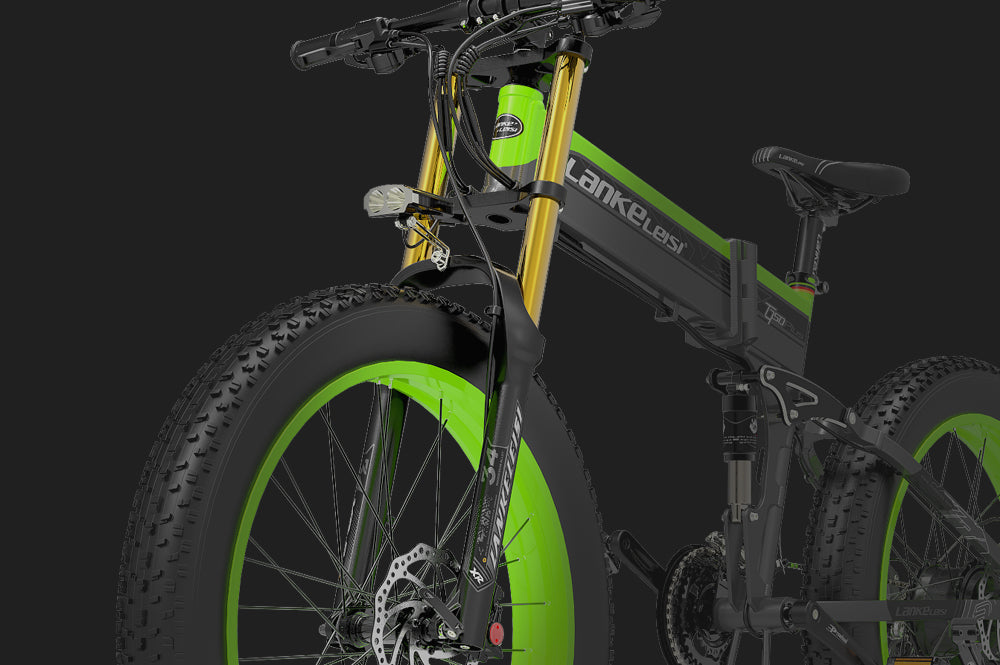 Front Fork Shock Absorber For LANKELEISI Electric Bike - Ridoza