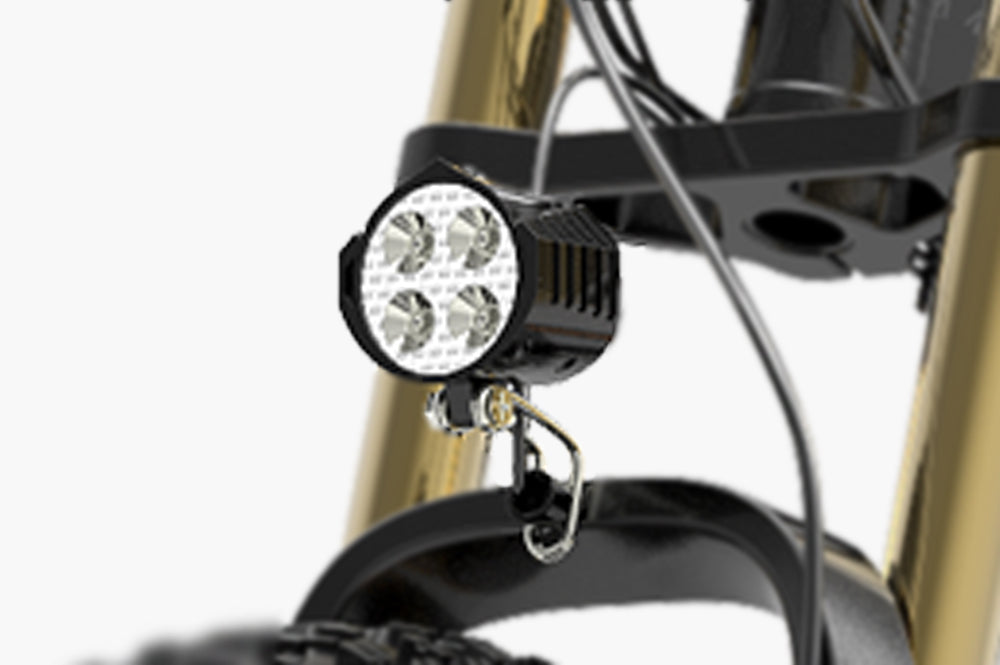 Front Light For LANKELEISI Electric Bike - Ridoza