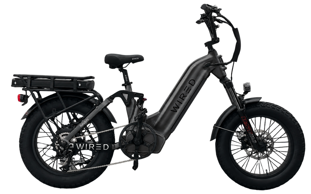 WIRED Raven Compact Full-Suspension E-Bike