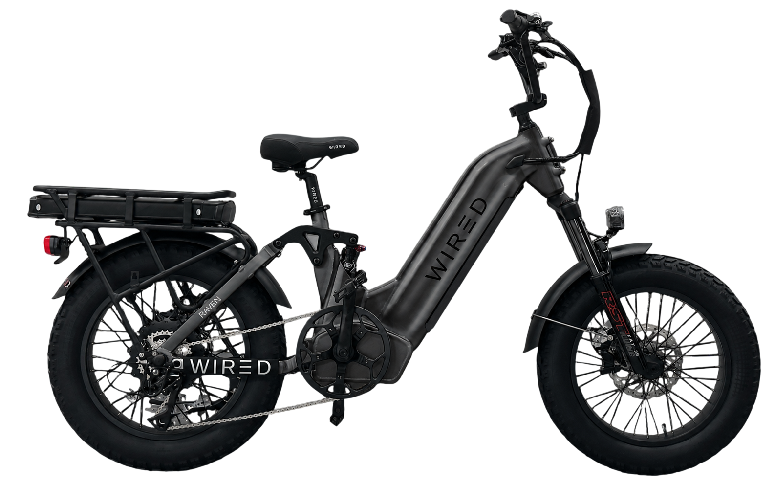 WIRED Raven Compact Full-Suspension E-Bike