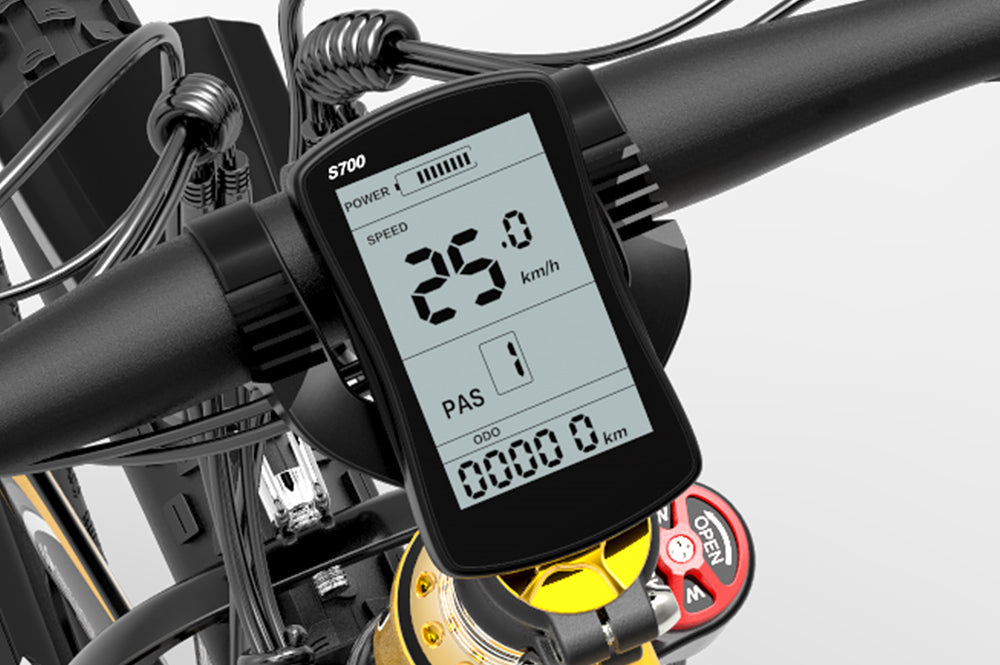 S700/S866/s600 Multifunctional LCD Display Accessory for LANKELEISI Electric Bike - Ridoza