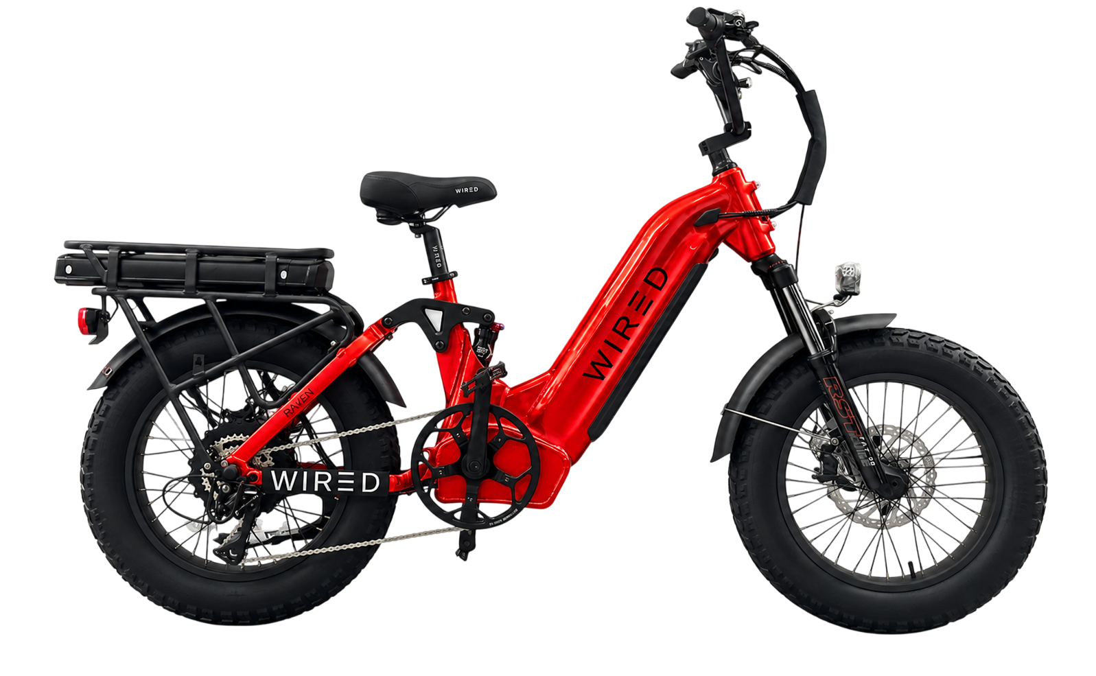 WIRED Raven Compact Full-Suspension E-Bike