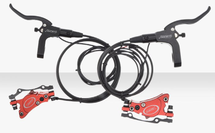 Hydraulic Brake Set For LANKELEISI Electric Bike - Ridoza