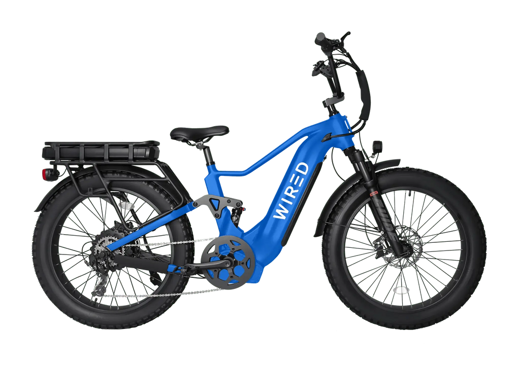 WIRED Warrior Full-Suspension Electric Bike
