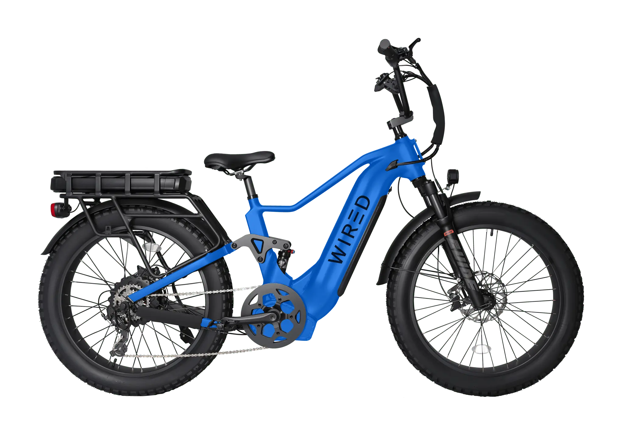 WIRED Warrior Full-Suspension Electric Bike