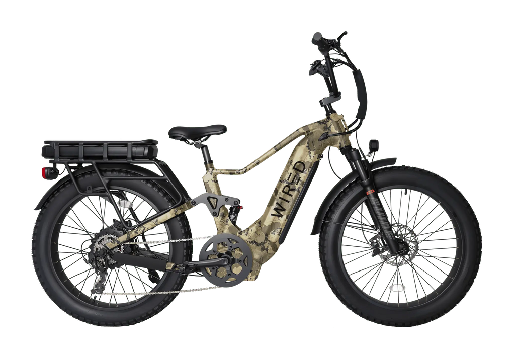 WIRED Warrior Full-Suspension Electric Bike