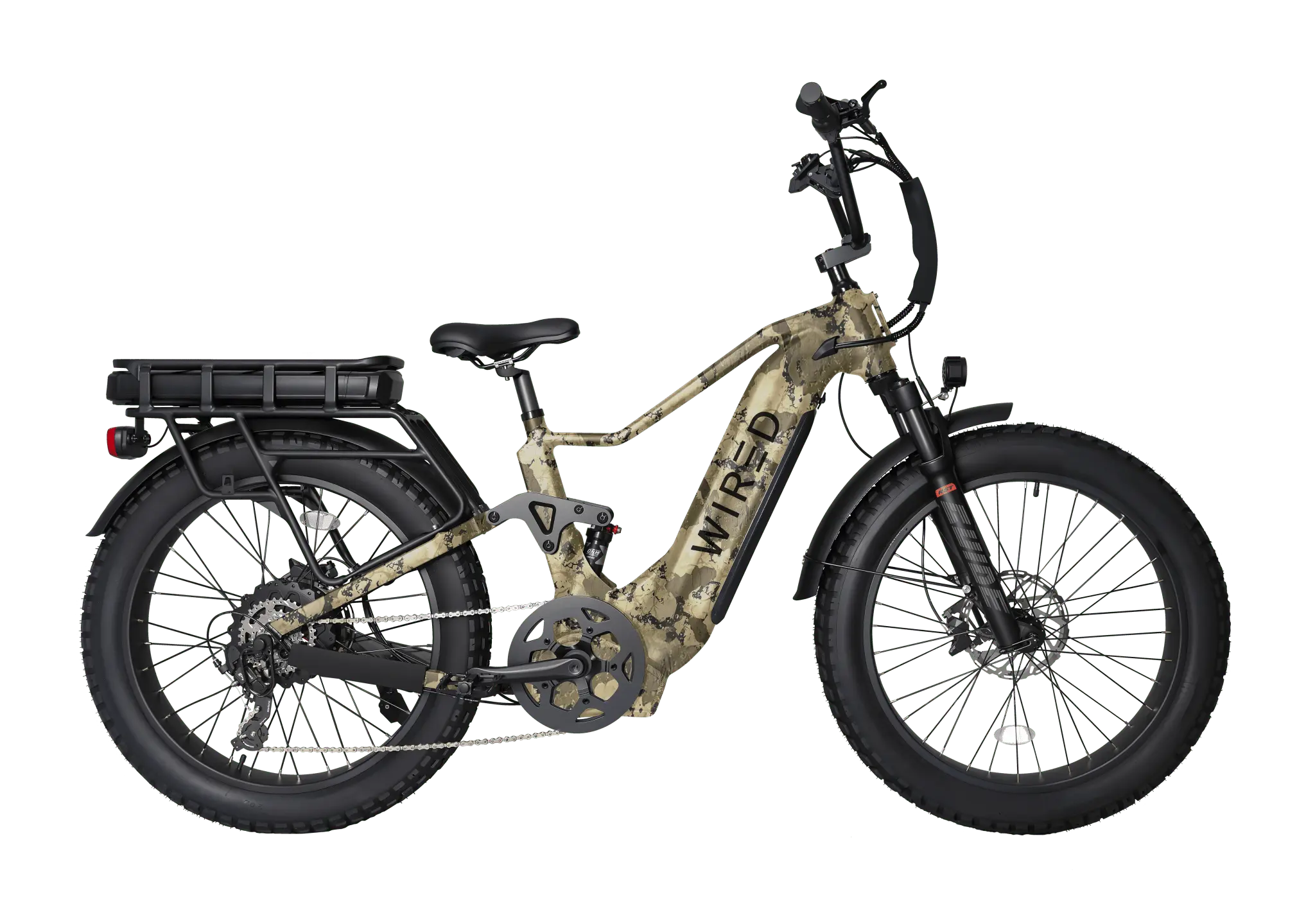 WIRED Warrior Full-Suspension Electric Bike
