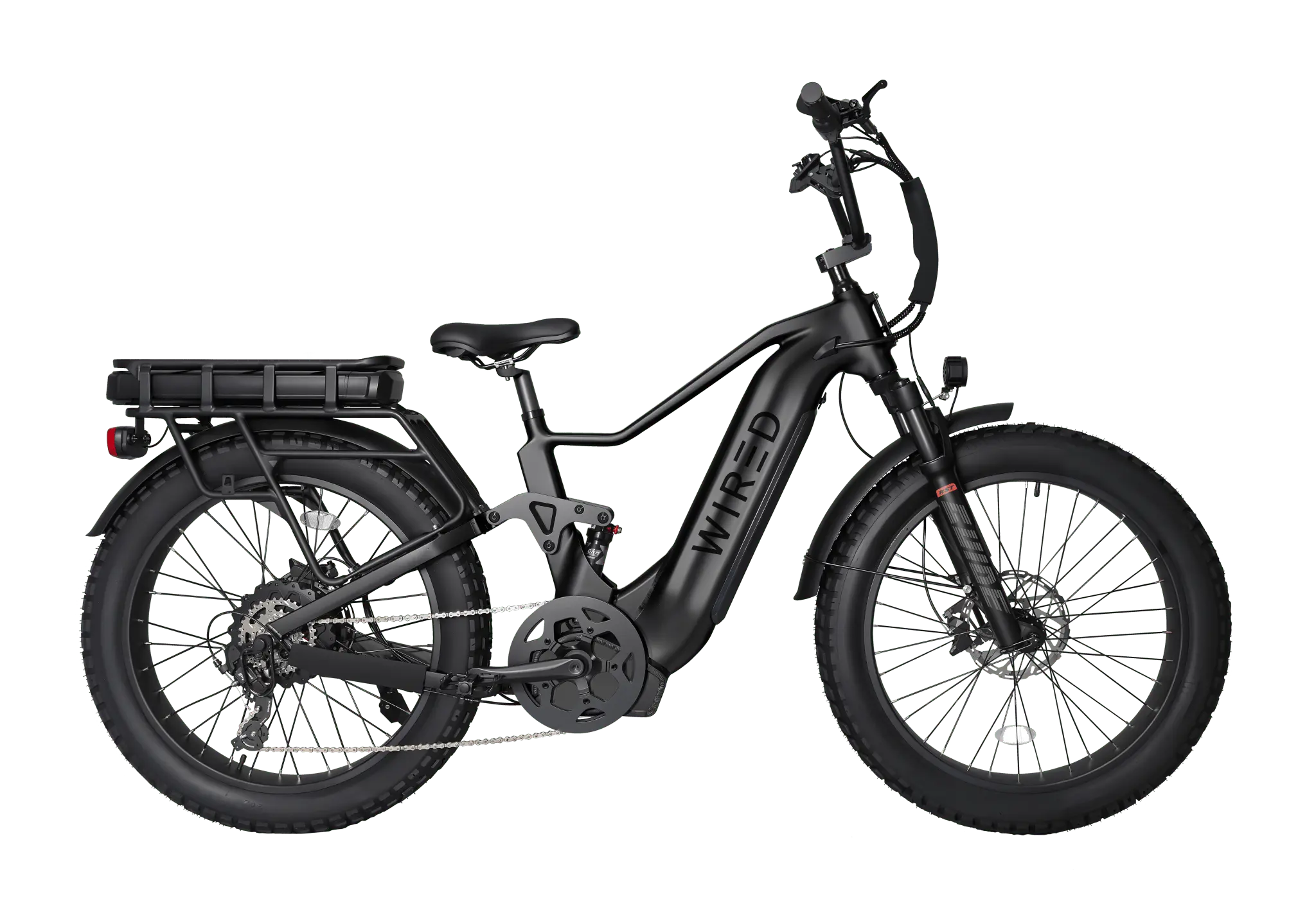 WIRED Warrior Full-Suspension Electric Bike