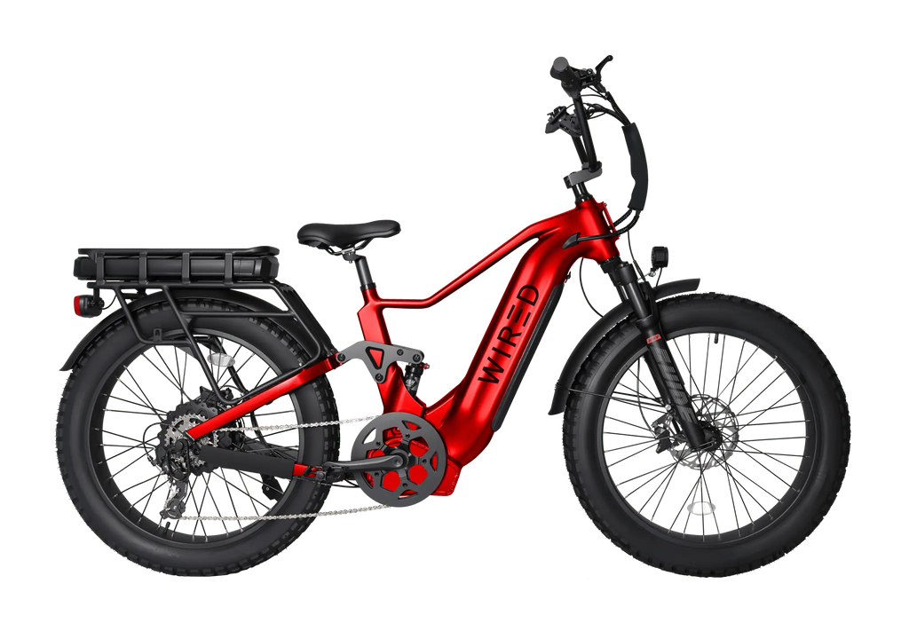 WIRED Warrior Full-Suspension Electric Bike