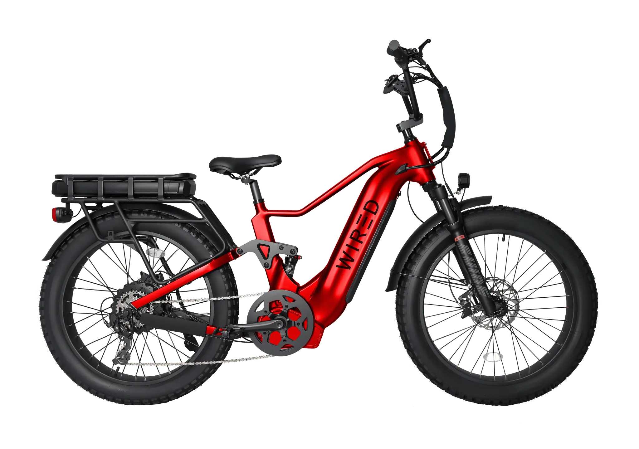 WIRED Warrior Full-Suspension Electric Bike