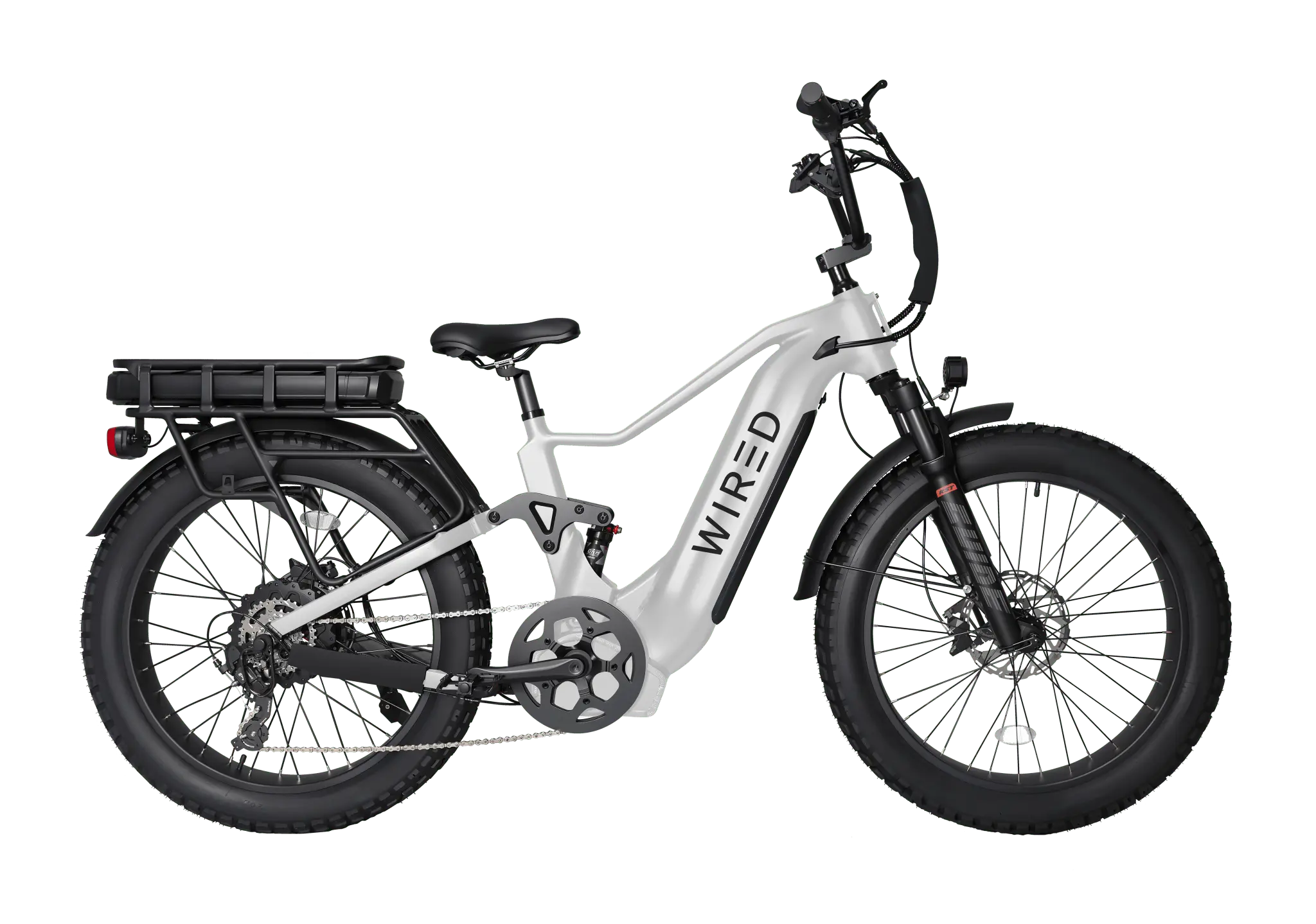 WIRED Warrior Full-Suspension Electric Bike