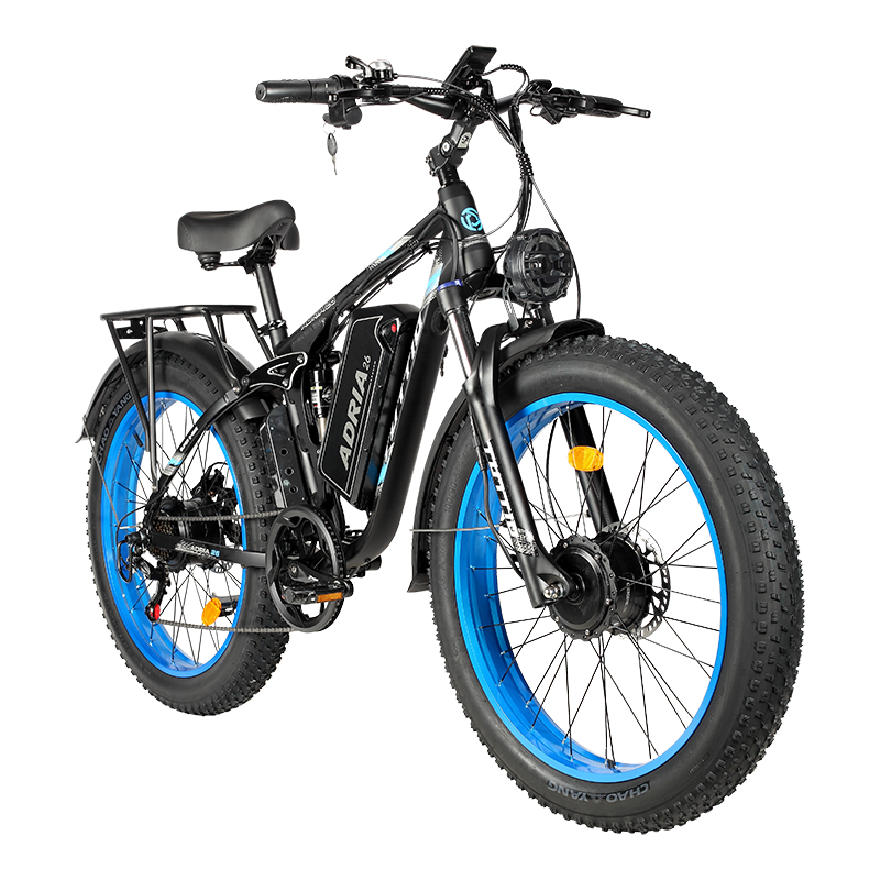 Tuttio Adria26 52V 6000W Dual Motor Fat Tire Electric Bike - Ridoza