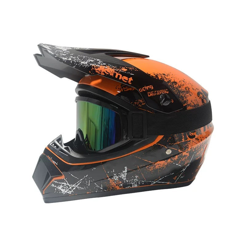 Tuttio Dirt Bike Helmet (Size: 59–61 Cm) - Ridoza