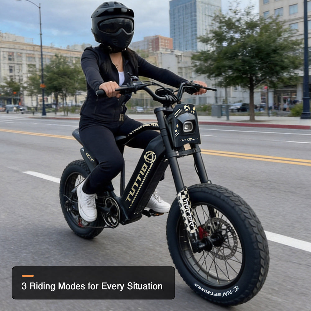 Tuttio ICT 2.0 Electric Bike With Storage Kit - Ridoza