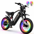 Tuttio ICT 2.0 Electric Bike With Led Flash Tire Cap Light - Ridoza