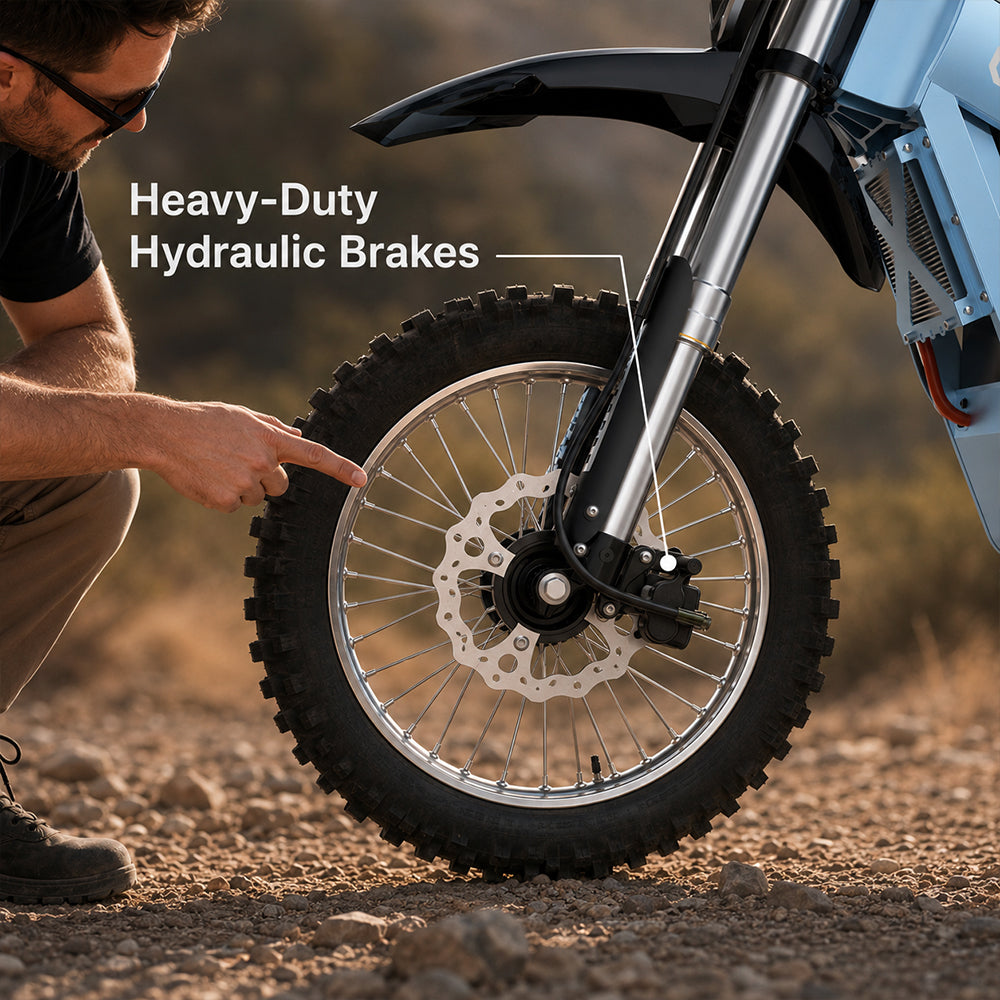 Tuttio Soleil01 GB PRO Electric Dirt Bike (Glacier Blue) - Ridoza