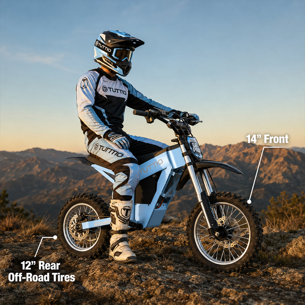 Tuttio Soleil01 GB PRO Electric Dirt Bike (Glacier Blue) - Ridoza