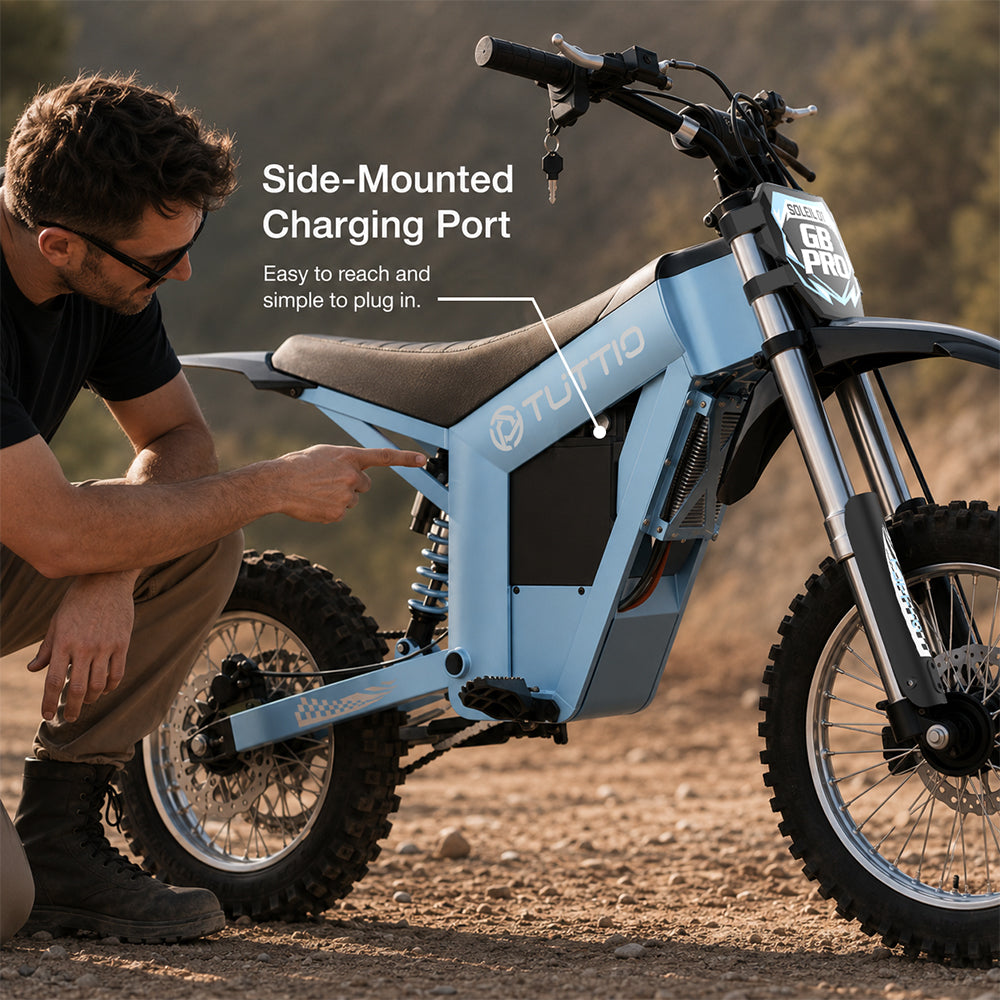 Tuttio Soleil01 GB PRO Electric Dirt Bike (Glacier Blue) - Ridoza