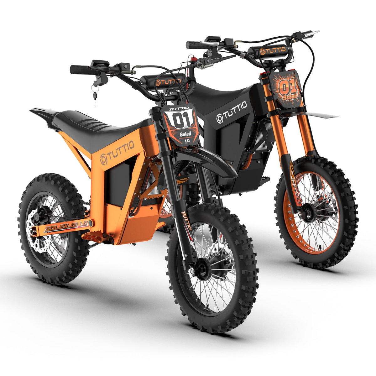 Tuttio Soleil01 & Soleil01 LO Electric Dirt Bike Combo - Ridoza