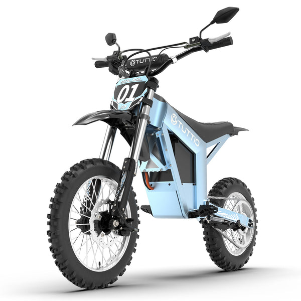 Tuttio Soleil01 GB Electric Dirt Bike with Rearview Mirrors - Ridoza