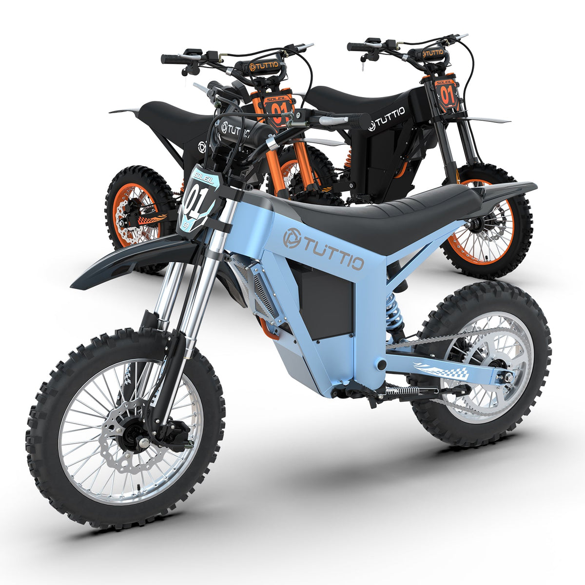 Tuttio Soleil01 Electric Bike Triple Pack (Standard, BF Edition, Glacier Blue Edition) - Ridoza