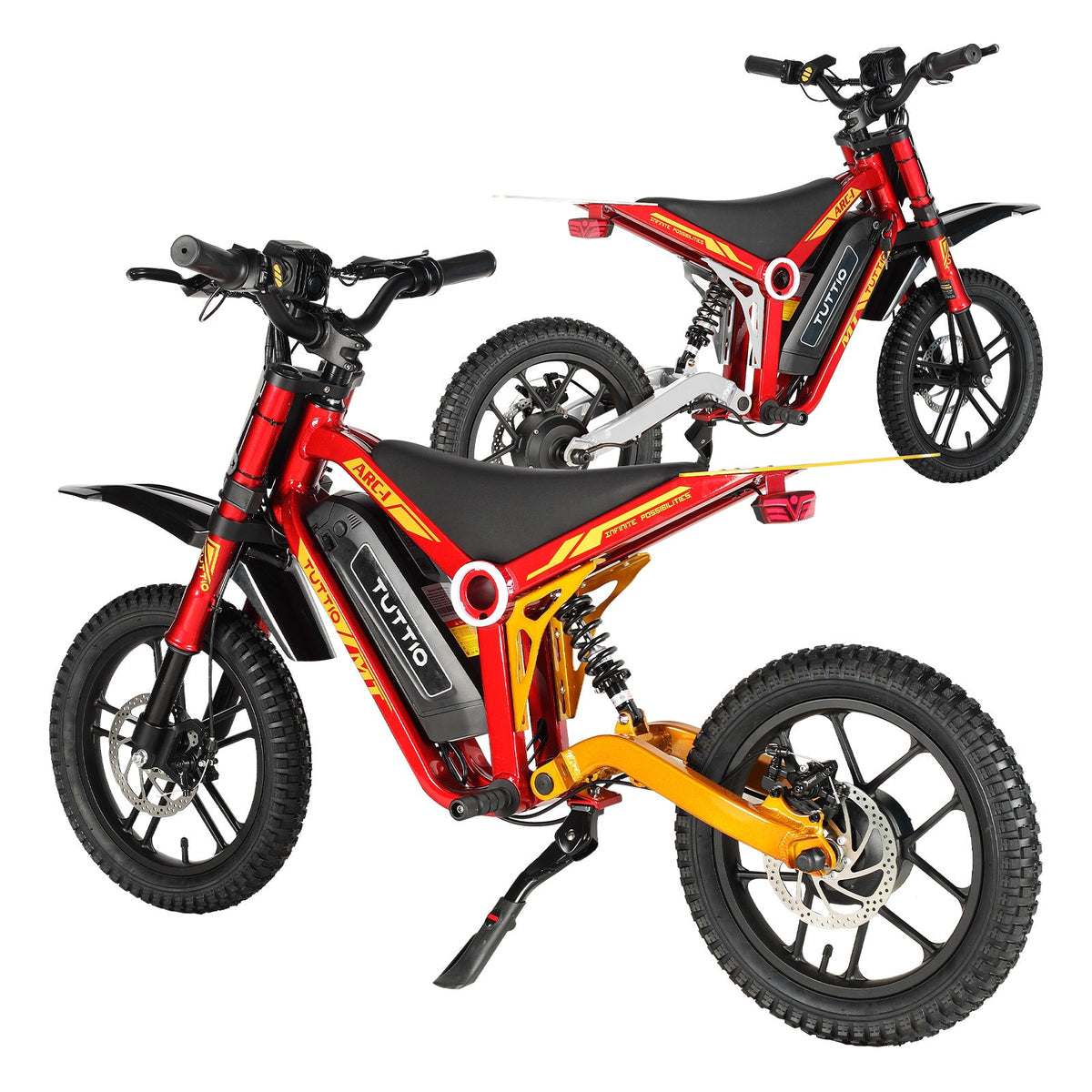 Tuttio ARC-I Kids Electric bike Combo - Ridoza