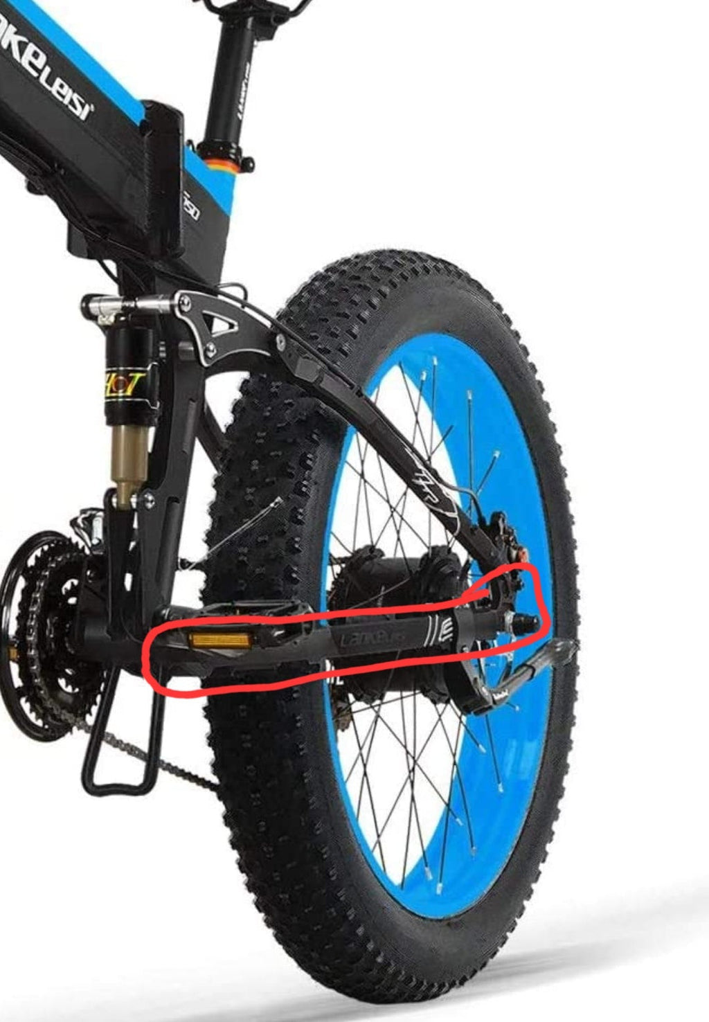 Lankeleisi e-bike Rear wheel frame parts - Ridoza