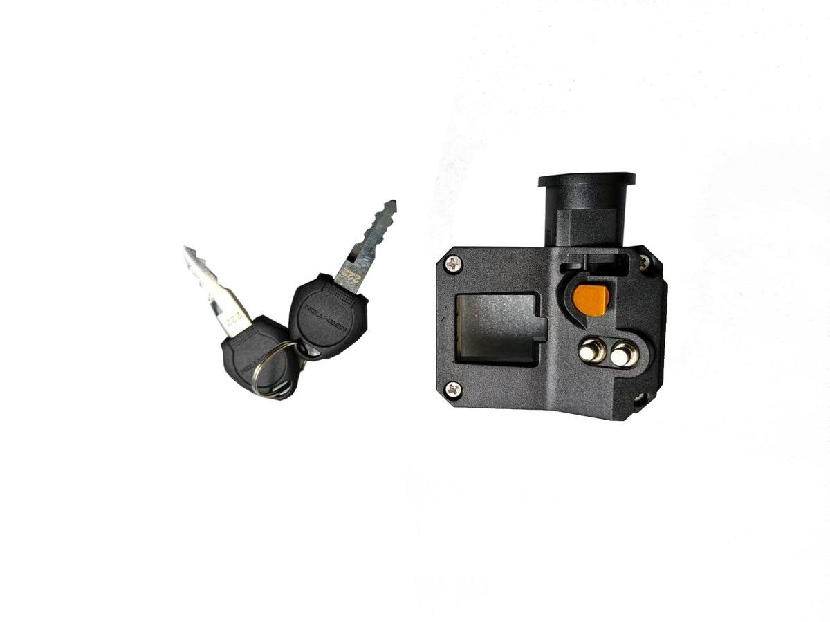 Battery Lock For LANKELEISI Electric Bike (With Keys) - Ridoza