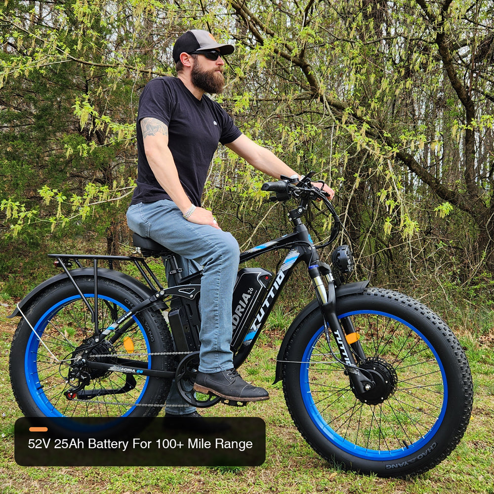 Tuttio Adria26 52V 5000W Dual Motor Electric Bike - Ridoza