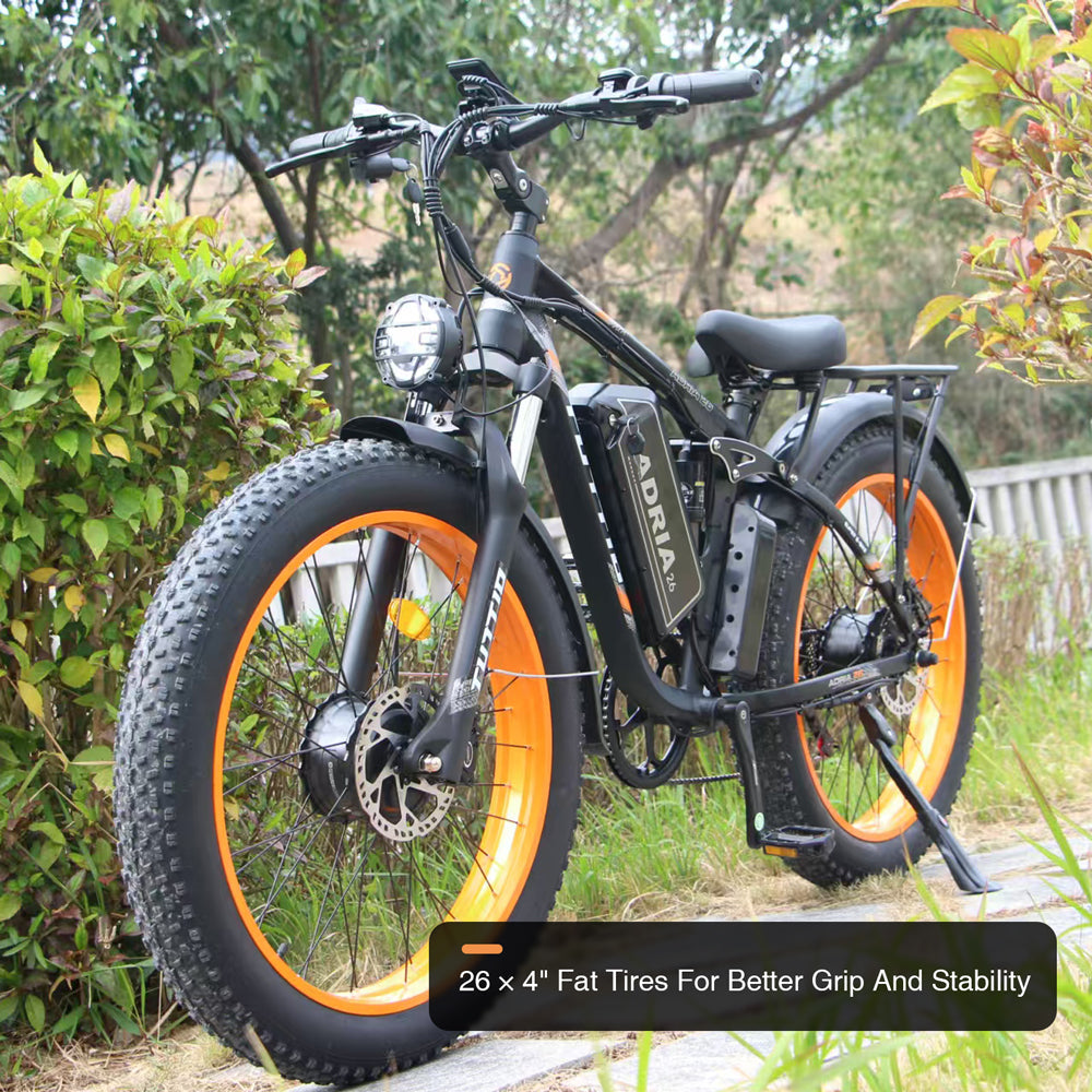 Tuttio Adria26 52V 5000W Dual Motor Electric Bike - Ridoza
