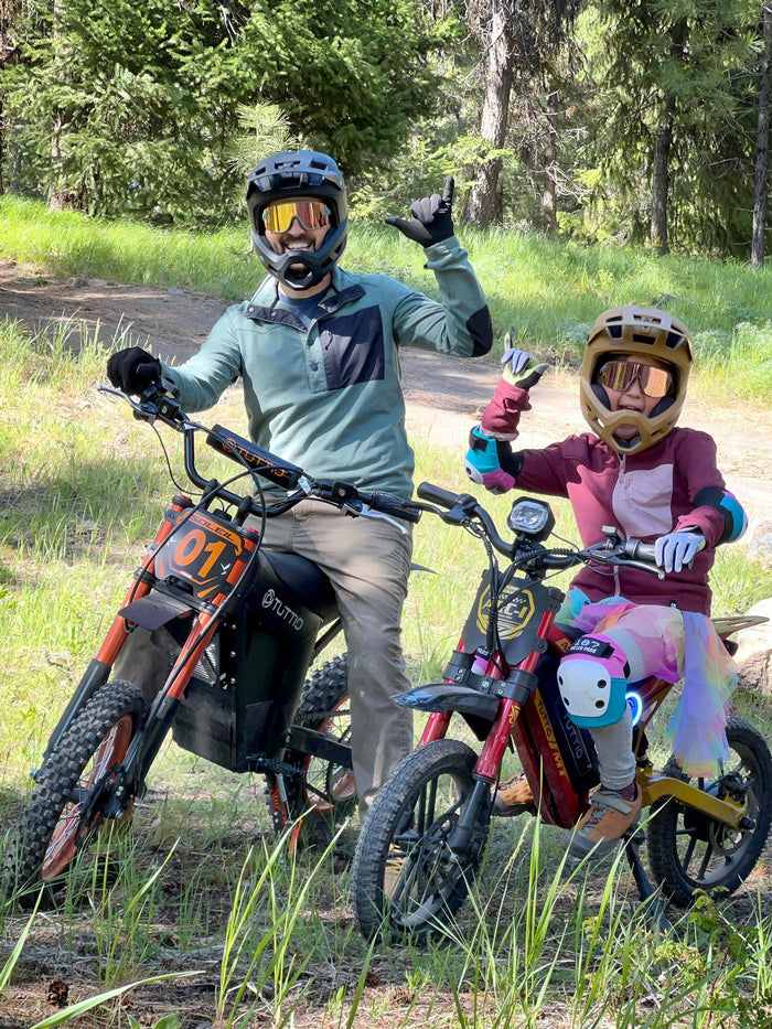 Tuttio Kids Electric Bike Combo - Ridoza