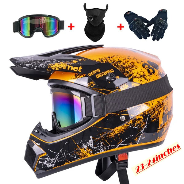 Tuttio Dirt Bike Helmet (Size: 59–61 Cm) - Ridoza