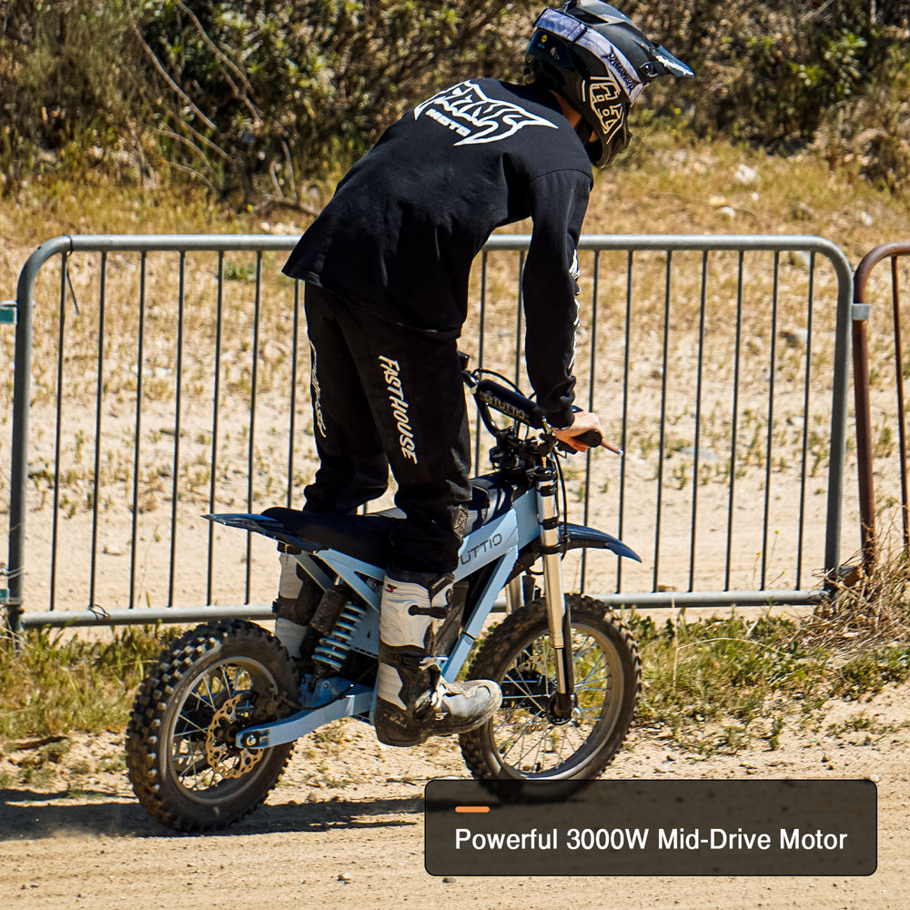 Tuttio Soleil01 GB Electric Dirt Bike (Glacier Blue) - Ridoza