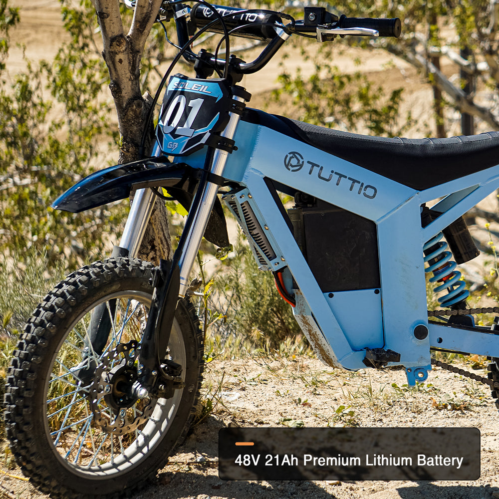 Tuttio Soleil01 GB Electric Dirt Bike (Glacier Blue) - Ridoza