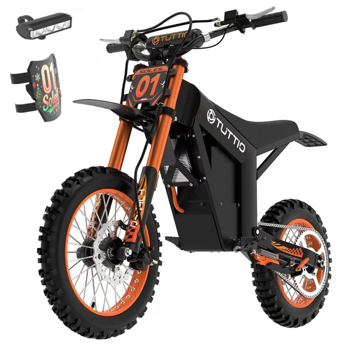 Tuttio Soleil01 With Headlight Electric Bike - Ridoza
